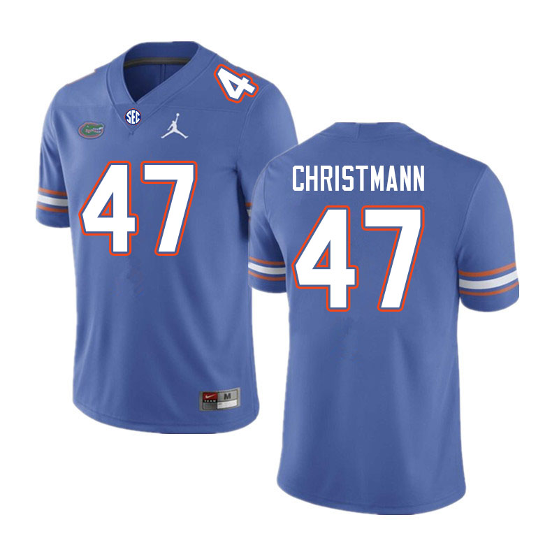 Men #47 Jace Christmann Florida Gators College Football Jerseys Sale-Royal